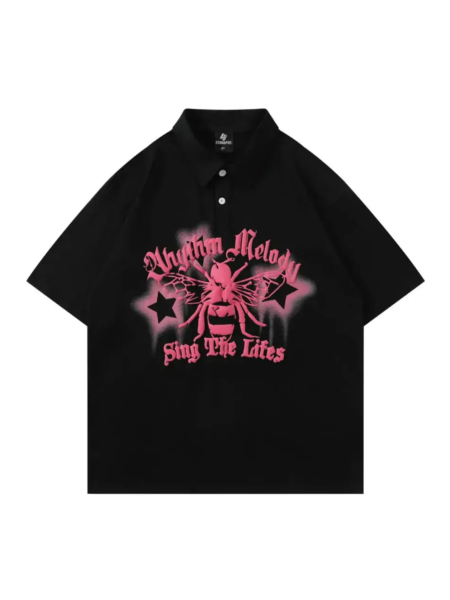 Sing The Lifes Half Button Polo Shirt