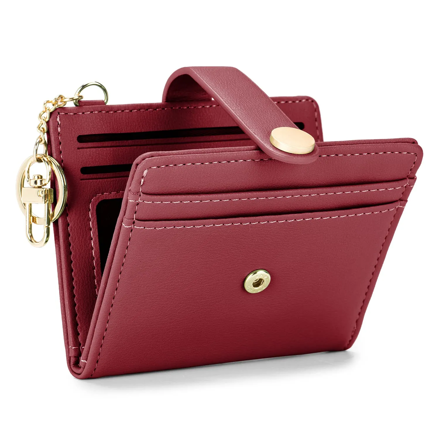 2A-PU Leather-Purplish Red