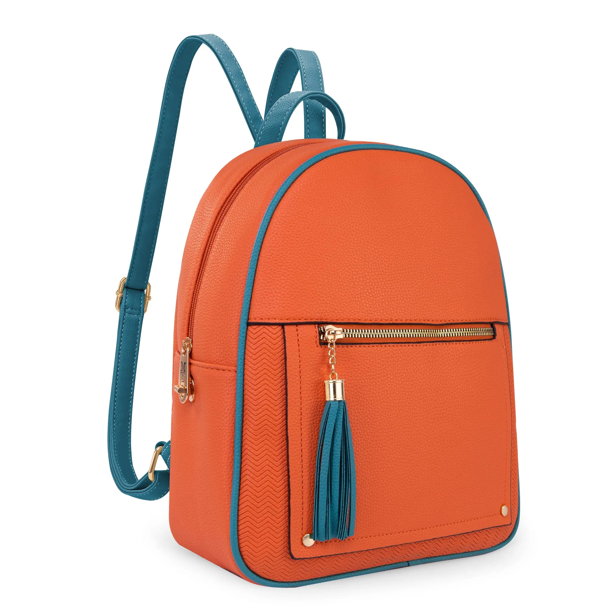 Orange & Turquoise Backpack