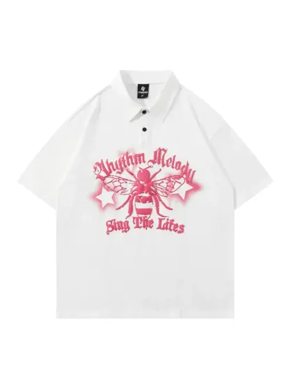 Sing The Lifes Half Button Polo Shirt