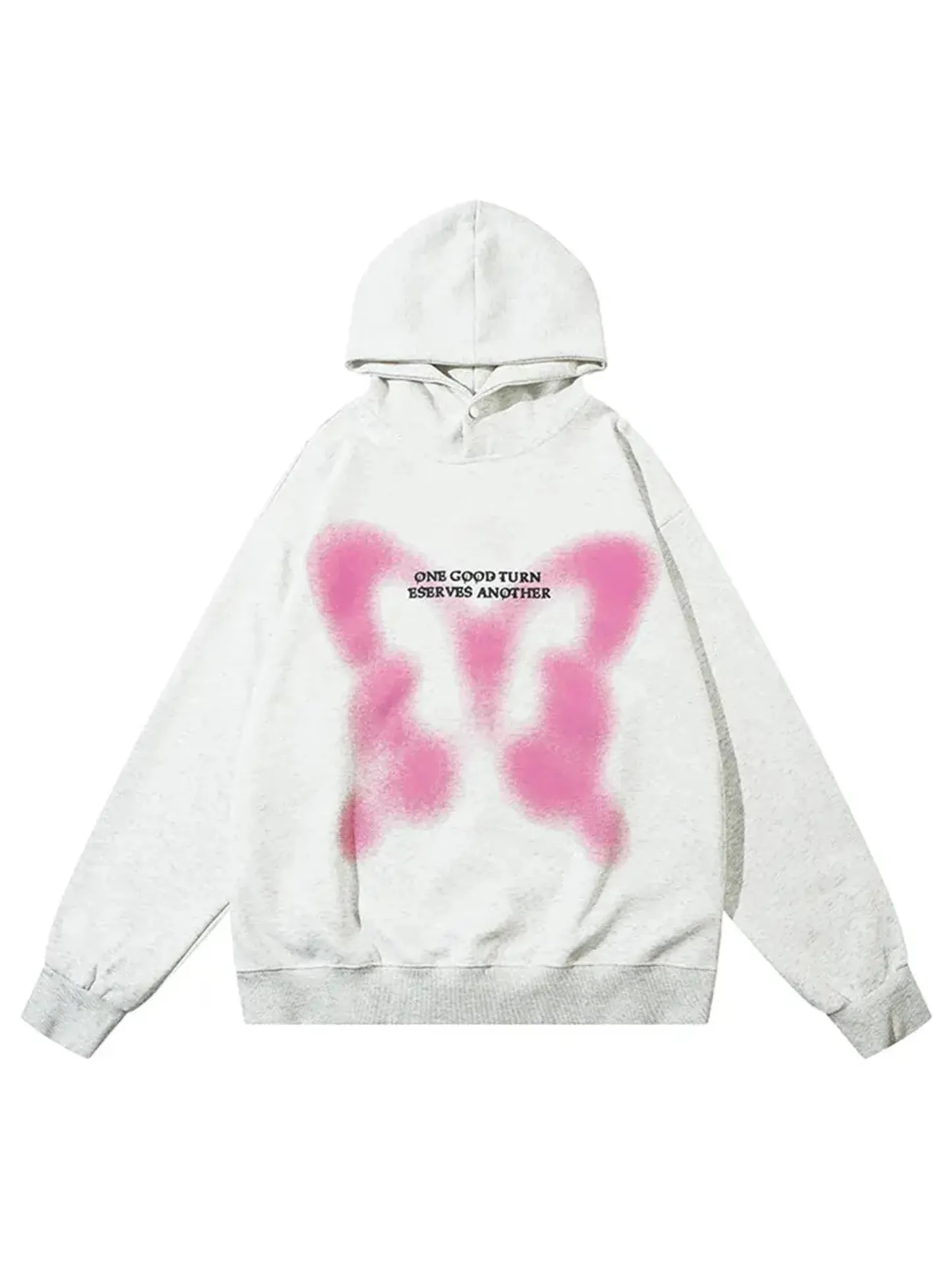 Women Y2K Butterfly Printed Hoodie