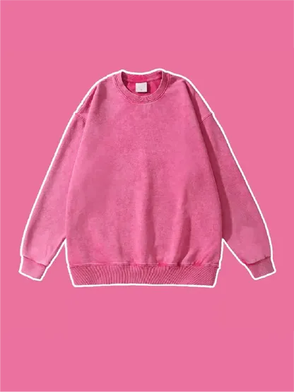 450g Washed Vintage Cotton Sweatshirts