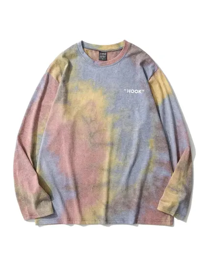 Colorful Tie Dye Long Sleeve T-shirt