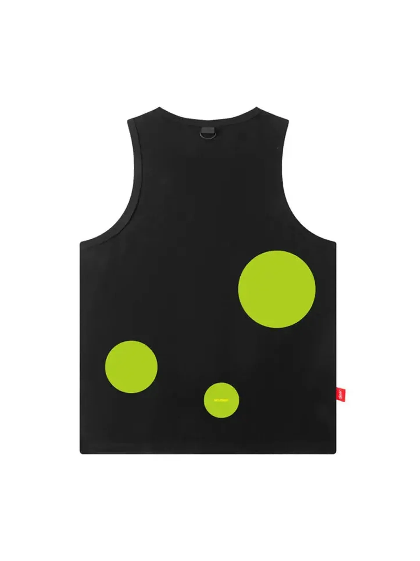 Letter Dot Sleeveless Shirt