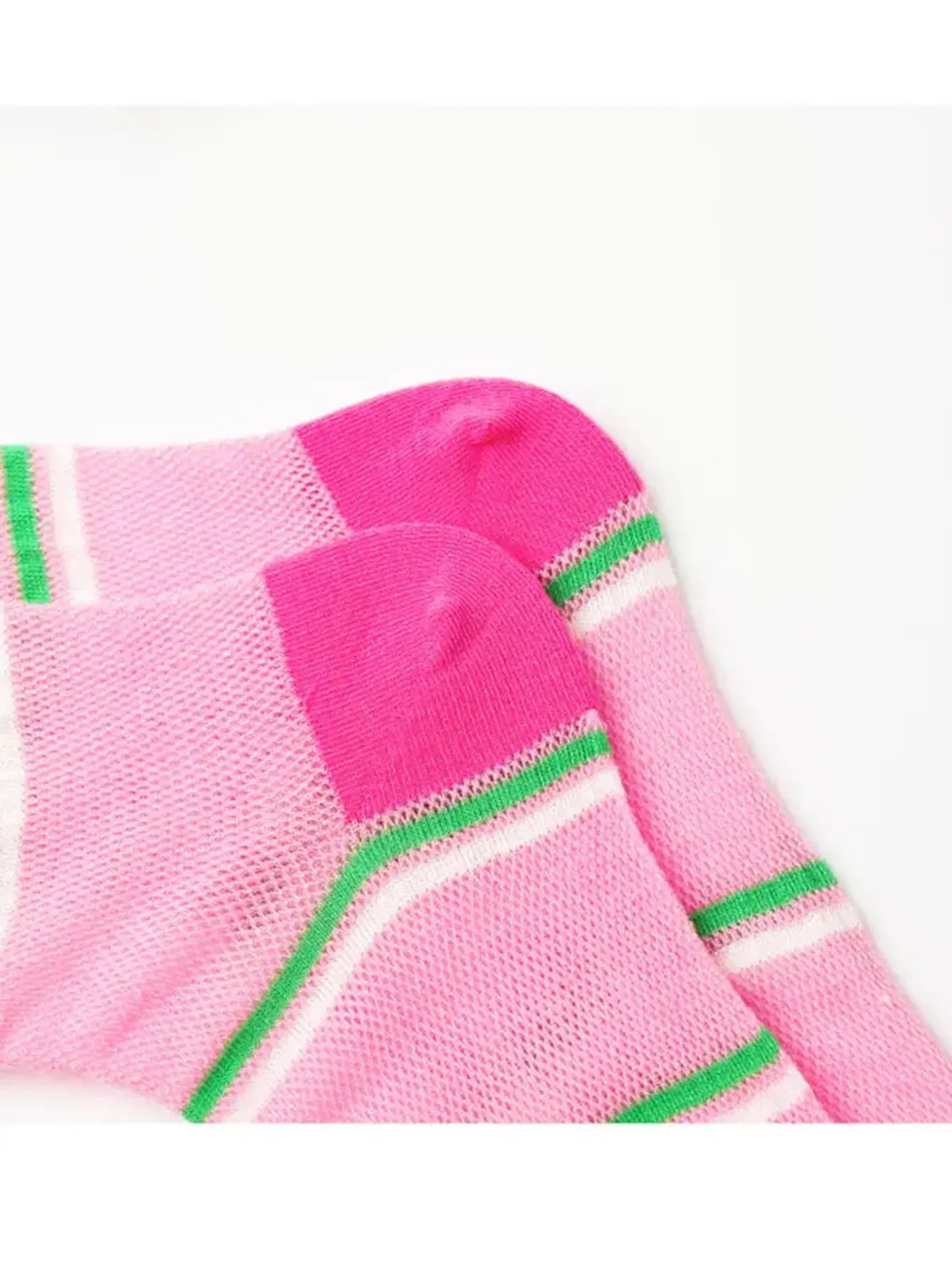 3PCS Color Matching Striped Mid-tube Socks