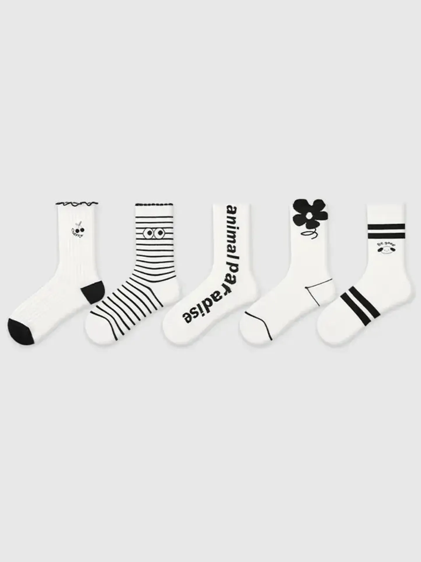 5 PCS 3D Colored Puppy Socks