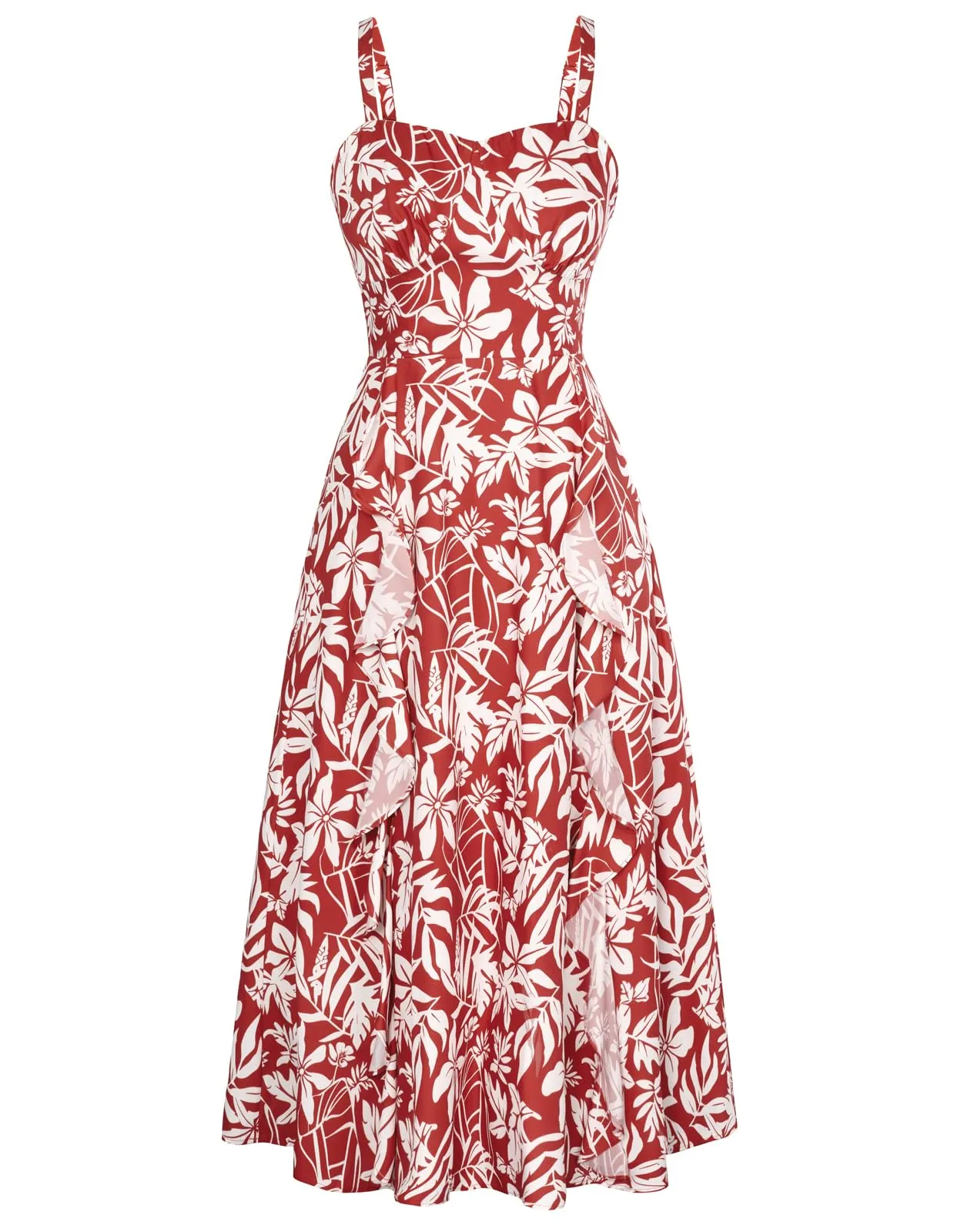 Red and White Floral