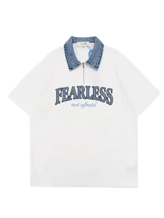 American Style Fearless Zip Polo Shirt