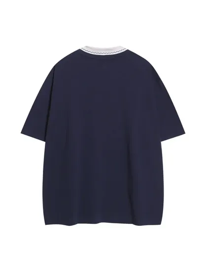 Retro Polo Neck T-shirts