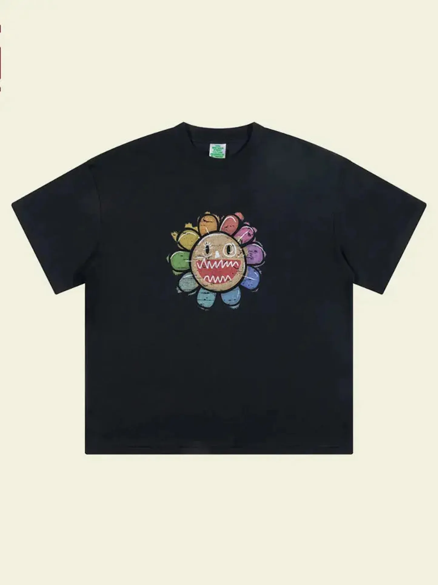 Kids Sunflower Cartoon T-shirt