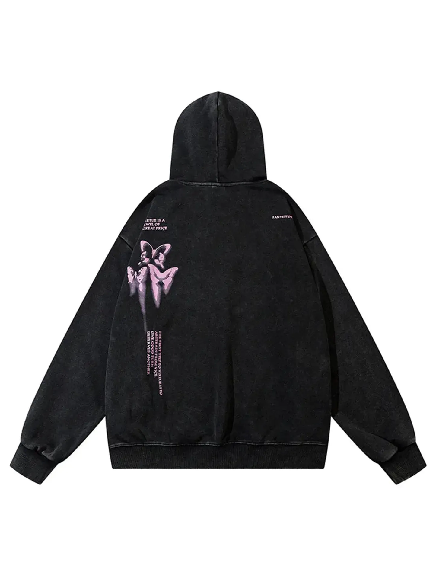 Women Y2K Butterfly Printed Hoodie