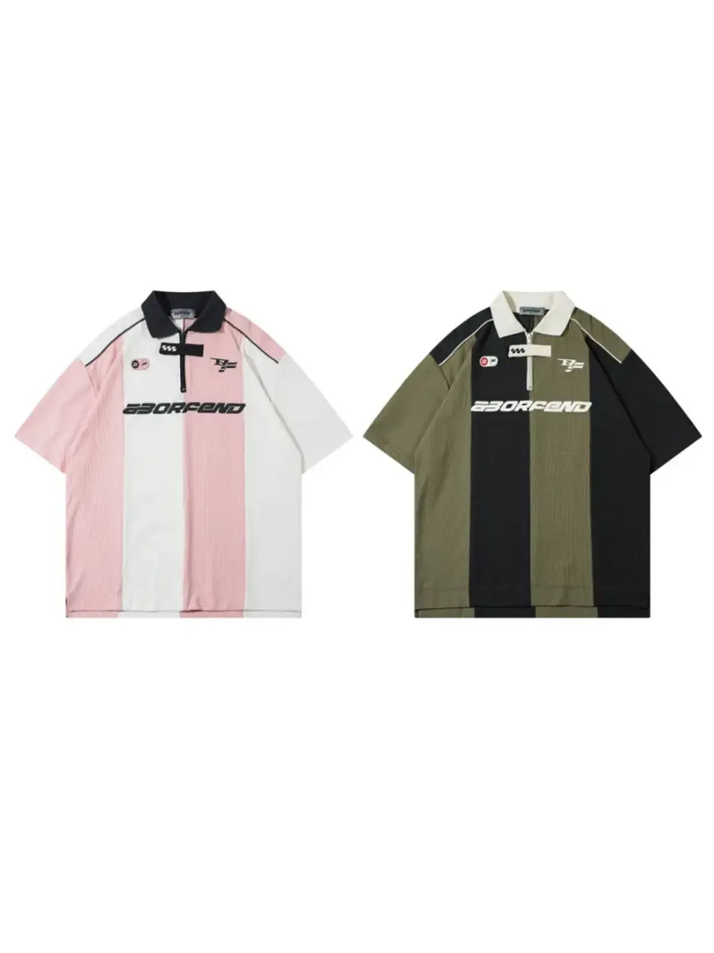 Y2K Retro Polo Collar Tees