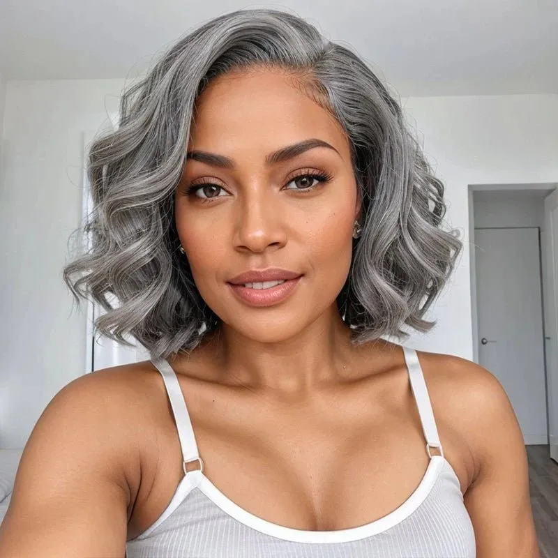 silver hair