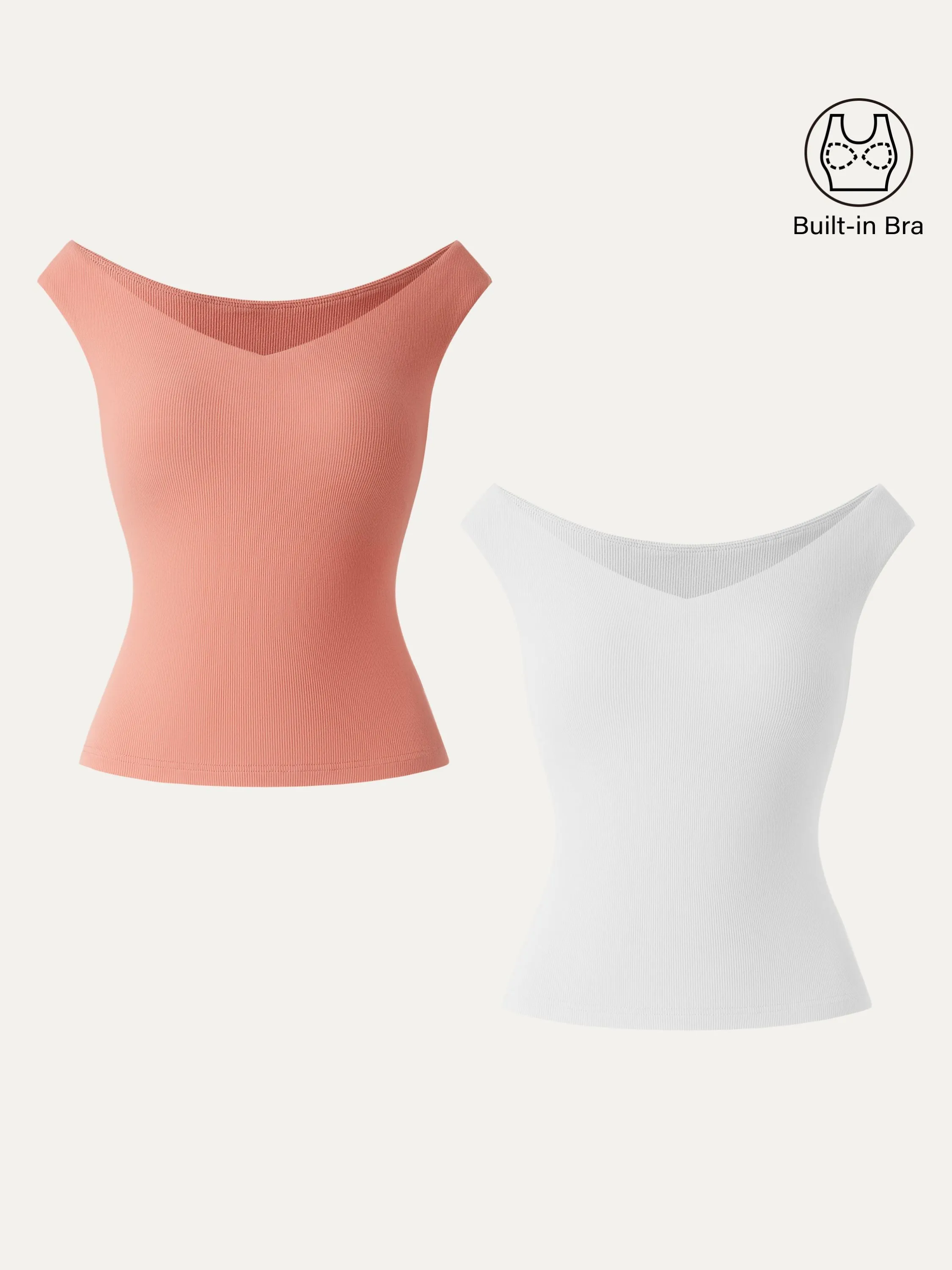 White/Peachy