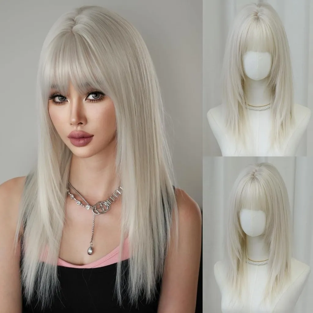 Platinum wig 24in