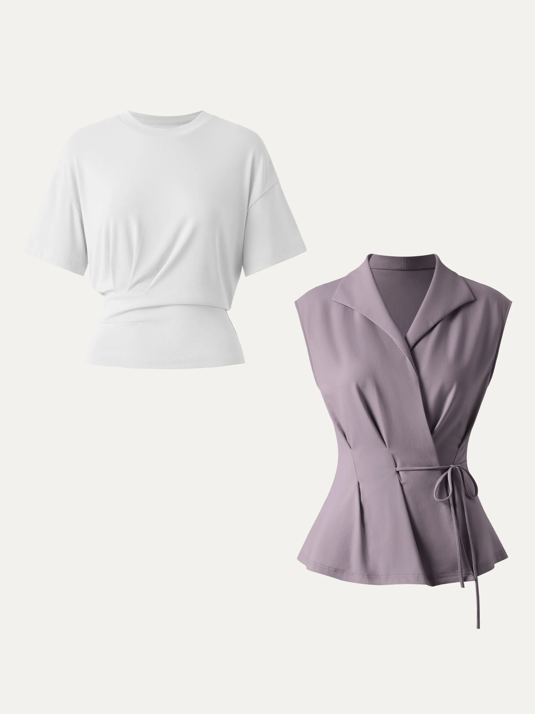 White/Taro Purple
