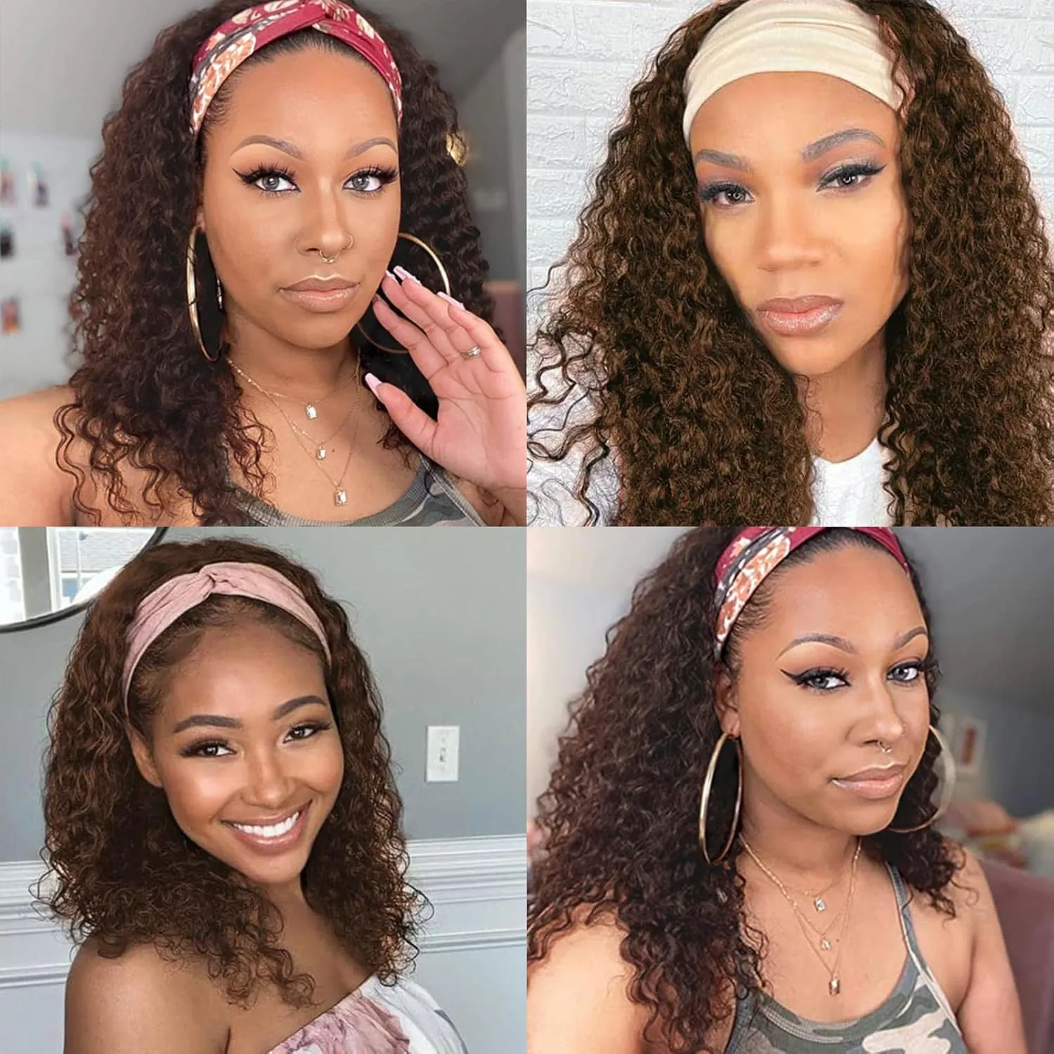 99J Headband Wig Deep Wave