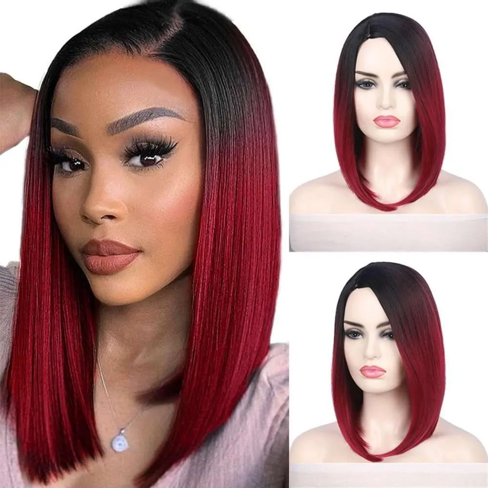 Ombre Black to Red