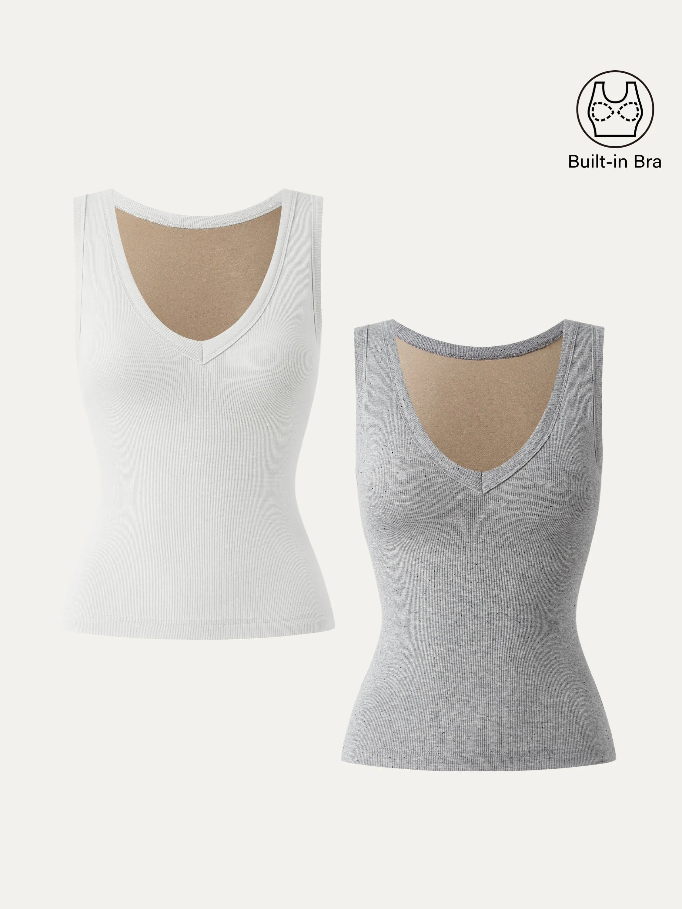 White/Heather Grey