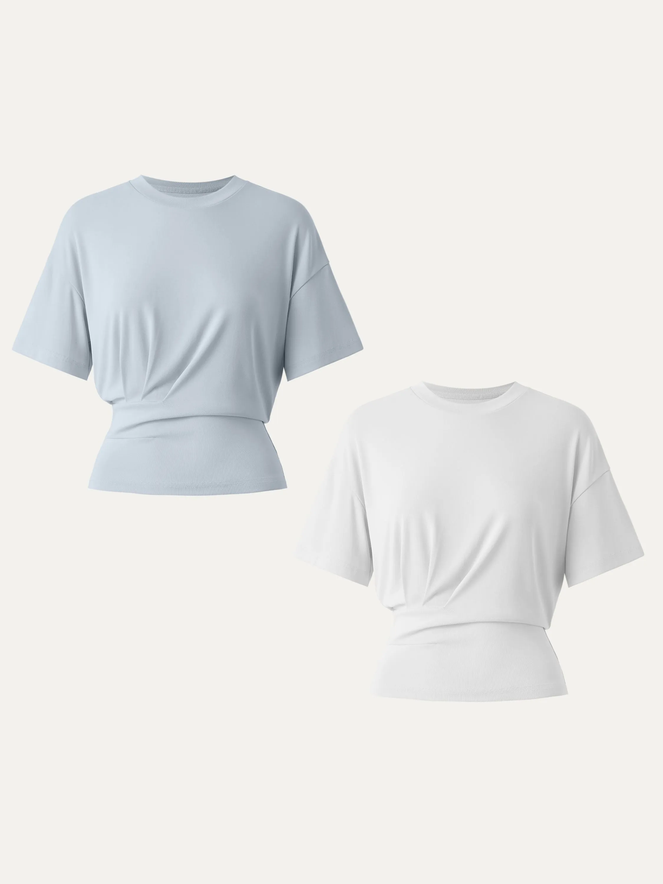 White/Smoke Blue