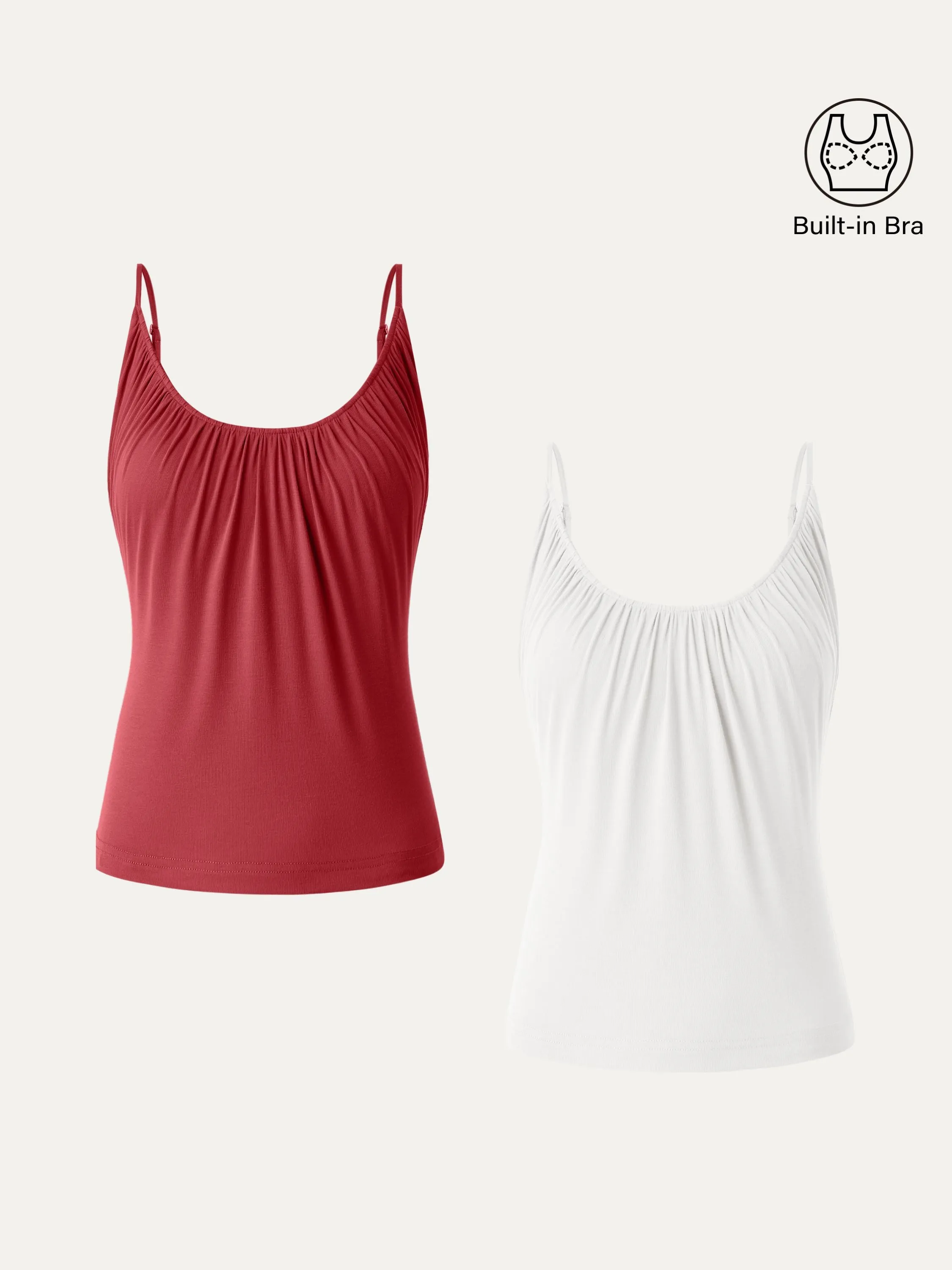 Pure White/Red