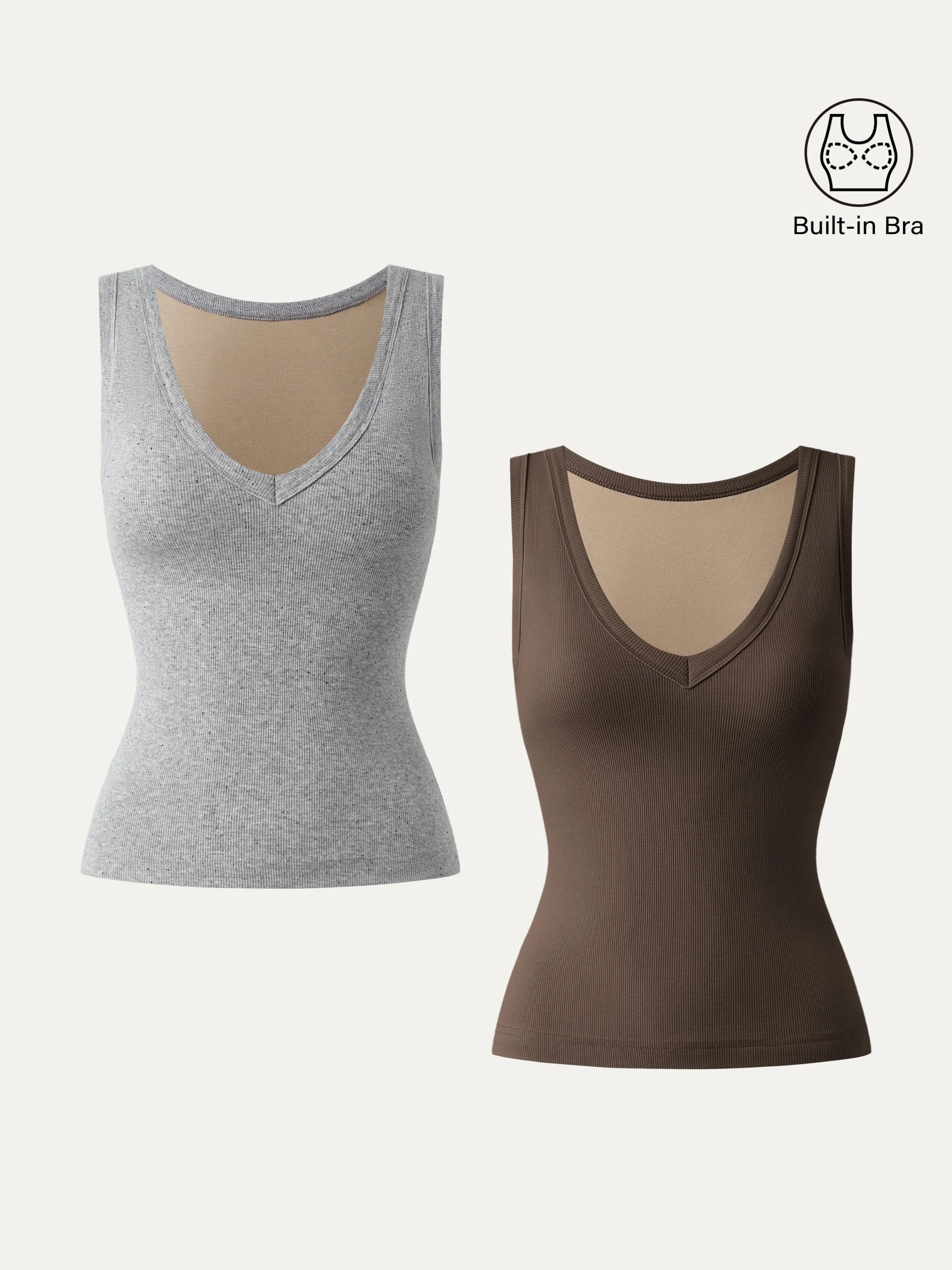Heather Grey/Cedar Brown