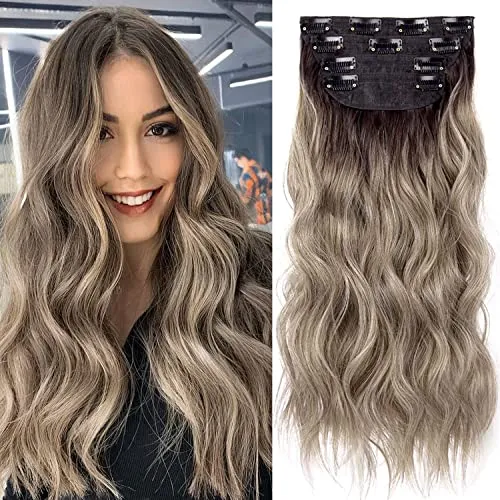 R6/88-Ombre Chocolate Brown Mix Ash Blonde